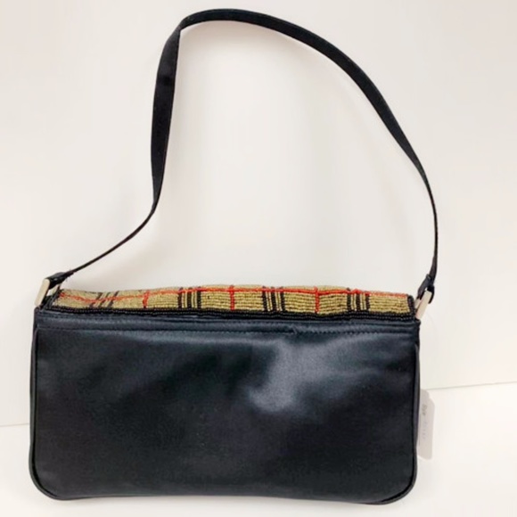 NWT Lady Fashion Checked Clutch Bag Inside Pocket - Picture 2 of 4